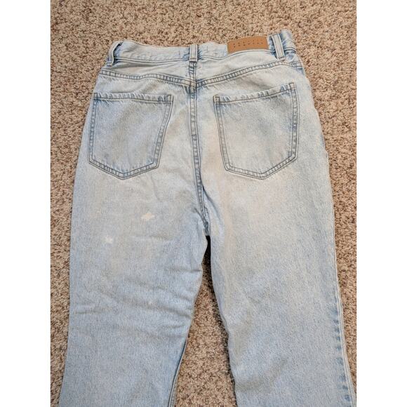 PACSUN Woman's Jeans Button Fly; 29, Longer style; Light Wash, Low rise, Flared - Picture 9 of 14